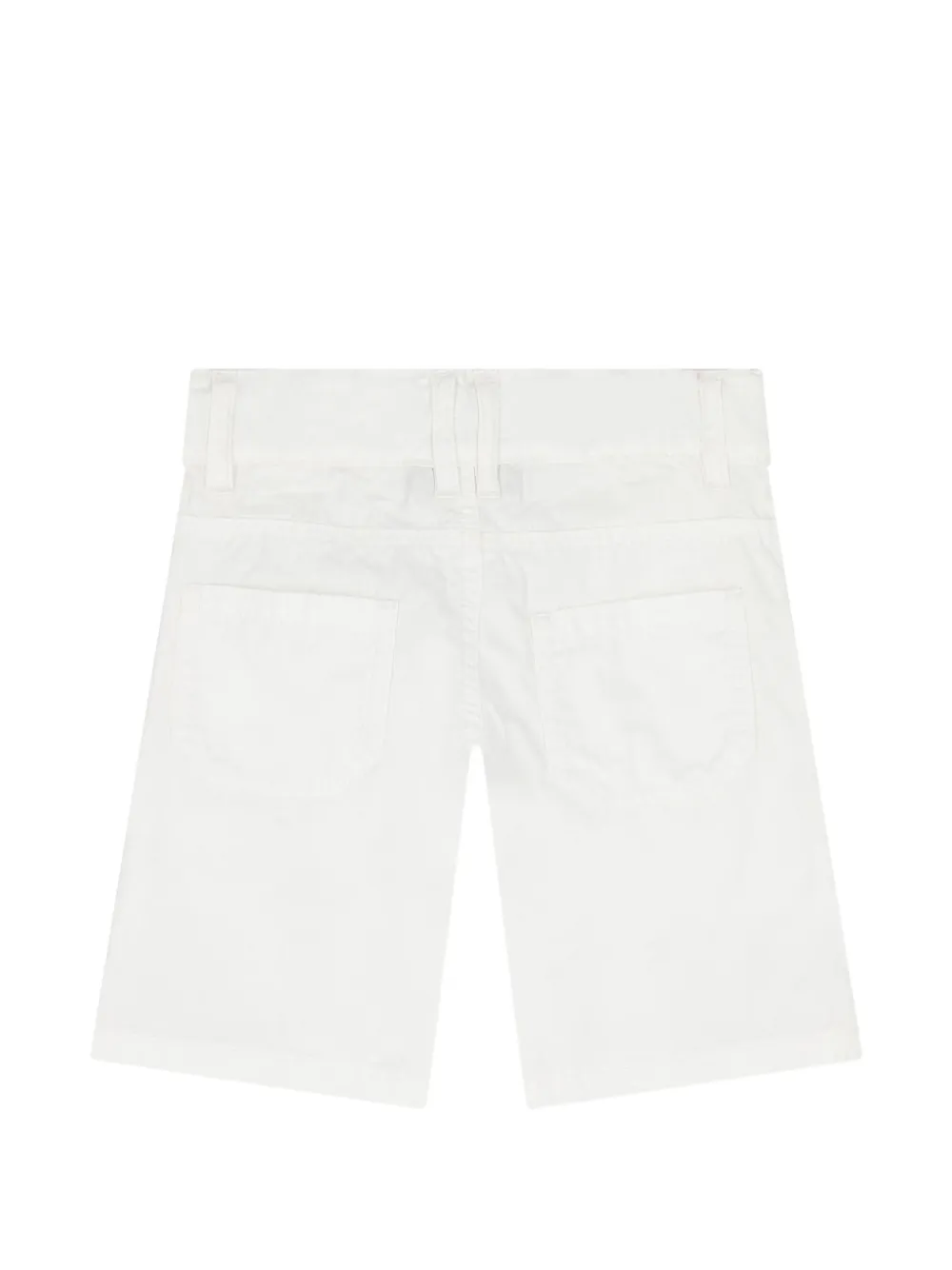 Aigner Kids logo-patch cargo shorts Wit