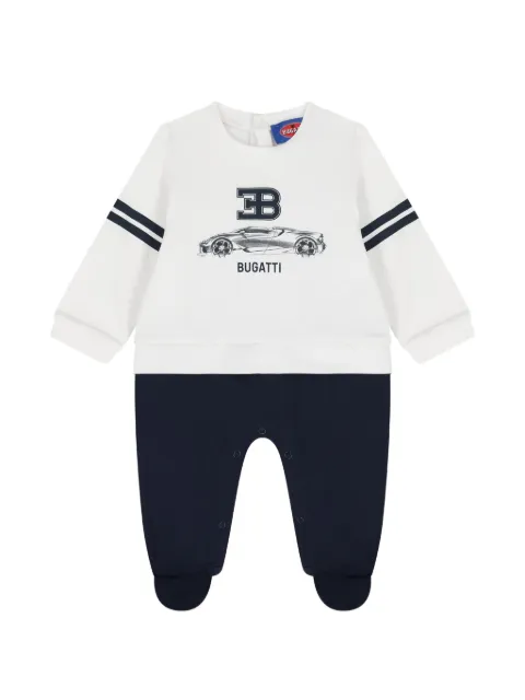 Bugatti Kids graphic-print logo-patch pajamas