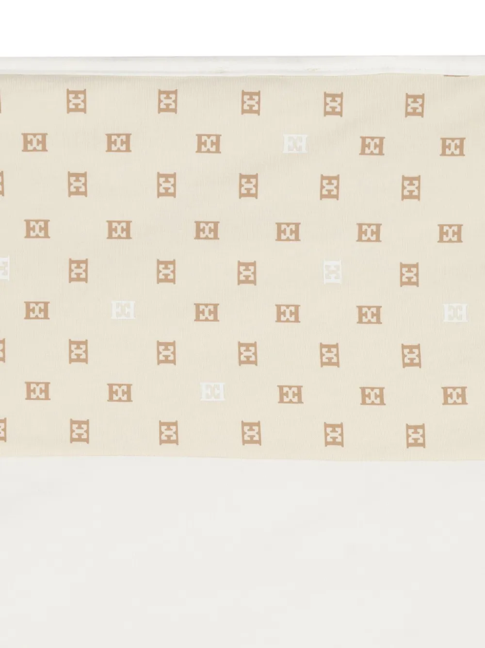 Escada Kids Deken met geborduurd logo en monogram Beige