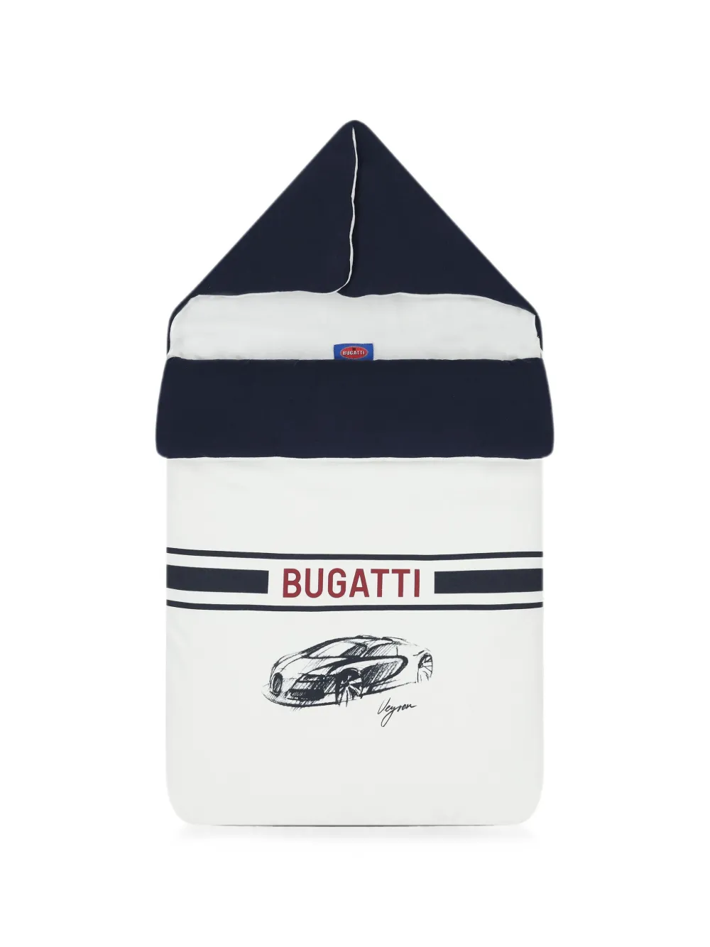 Bugatti Kids Veyron logo-print sleep bag - Bianco