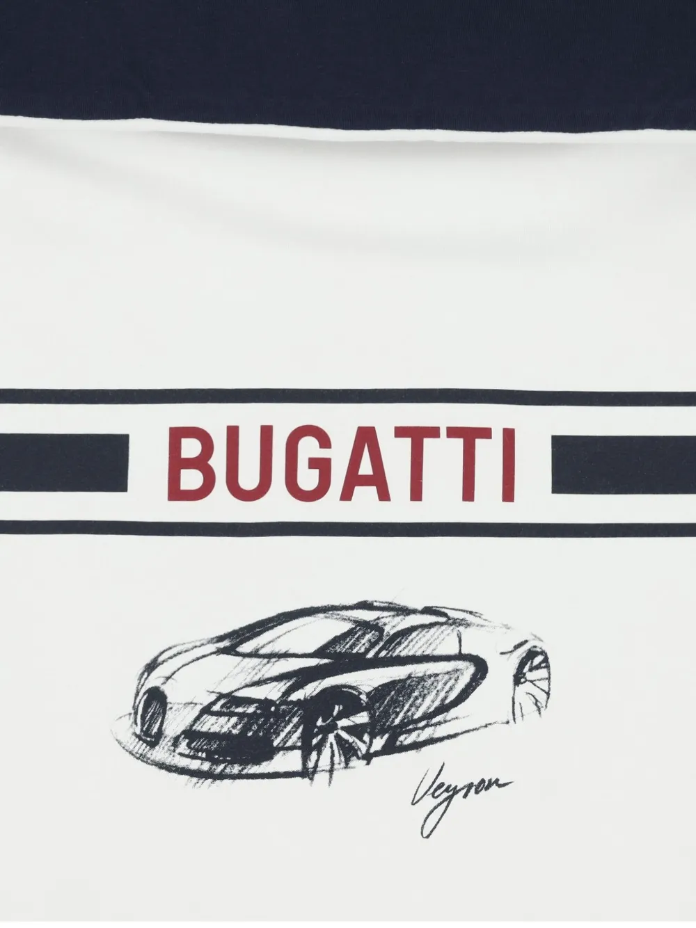 Bugatti Kids Veyron slaapzak met logo-print Wit