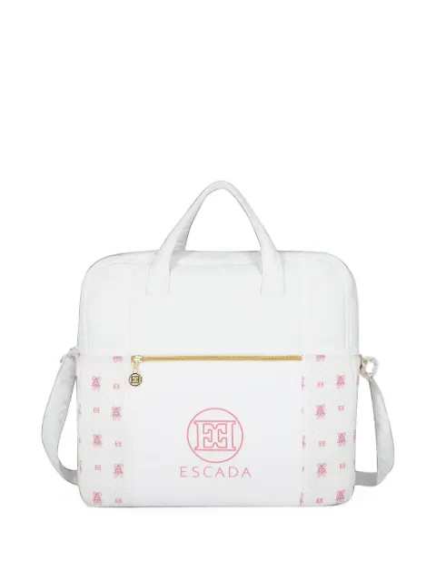Escada Kids logo-print changing bag