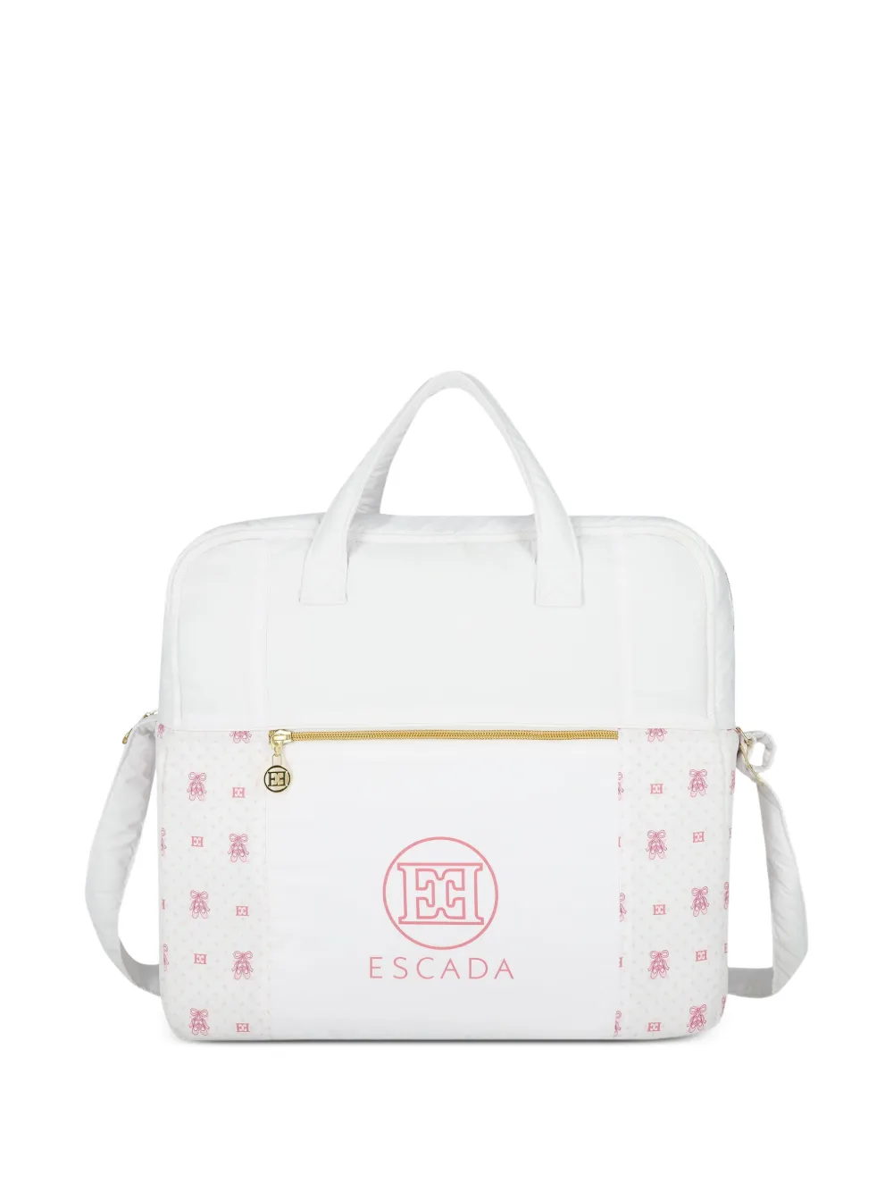 Escada Kids logo-print changing bag - Weiß