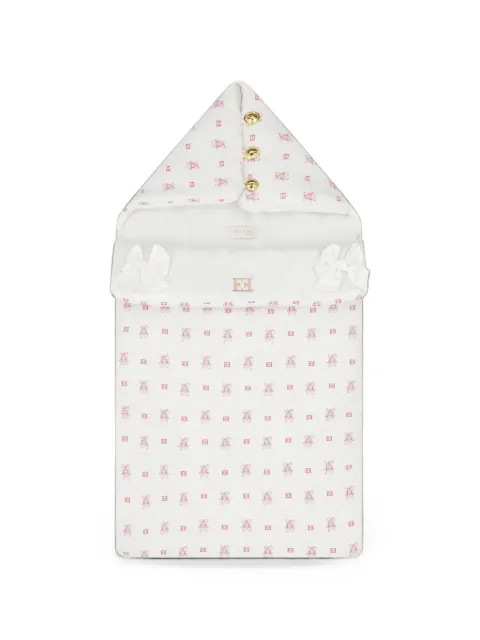 Escada Kids patterned cotton sleep bag