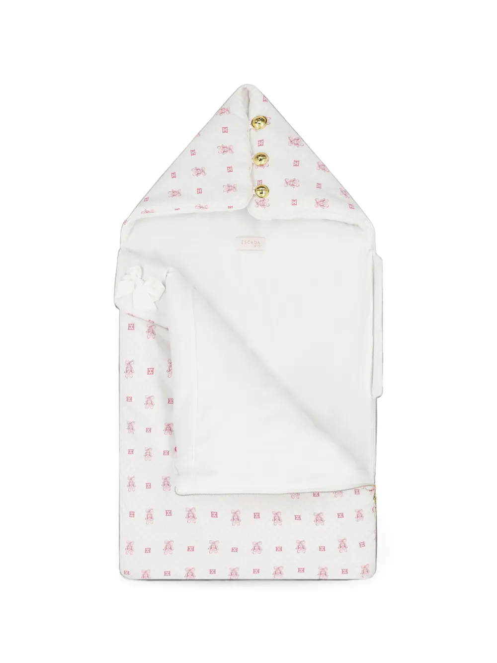 Escada Kids Slaapzak met patroon Wit