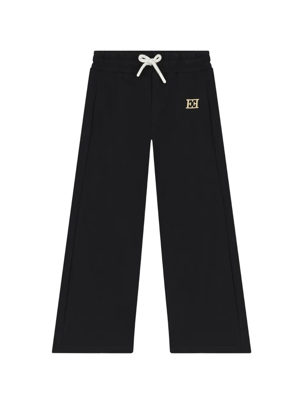 Escada Kids logo-embroidered drawstring track pants - Nero