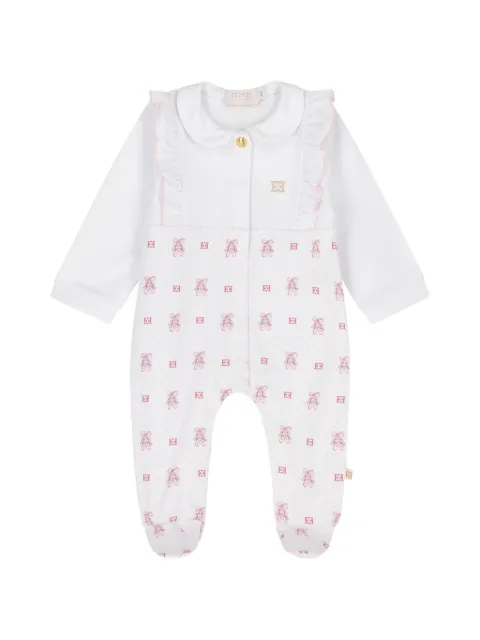 Escada Kids ruffled ballet-print body