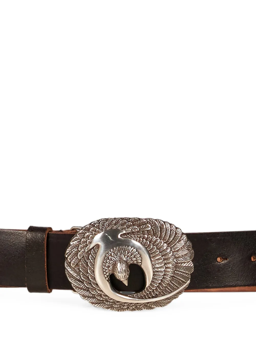 OUR LEGACY Eagle leren riem Zwart