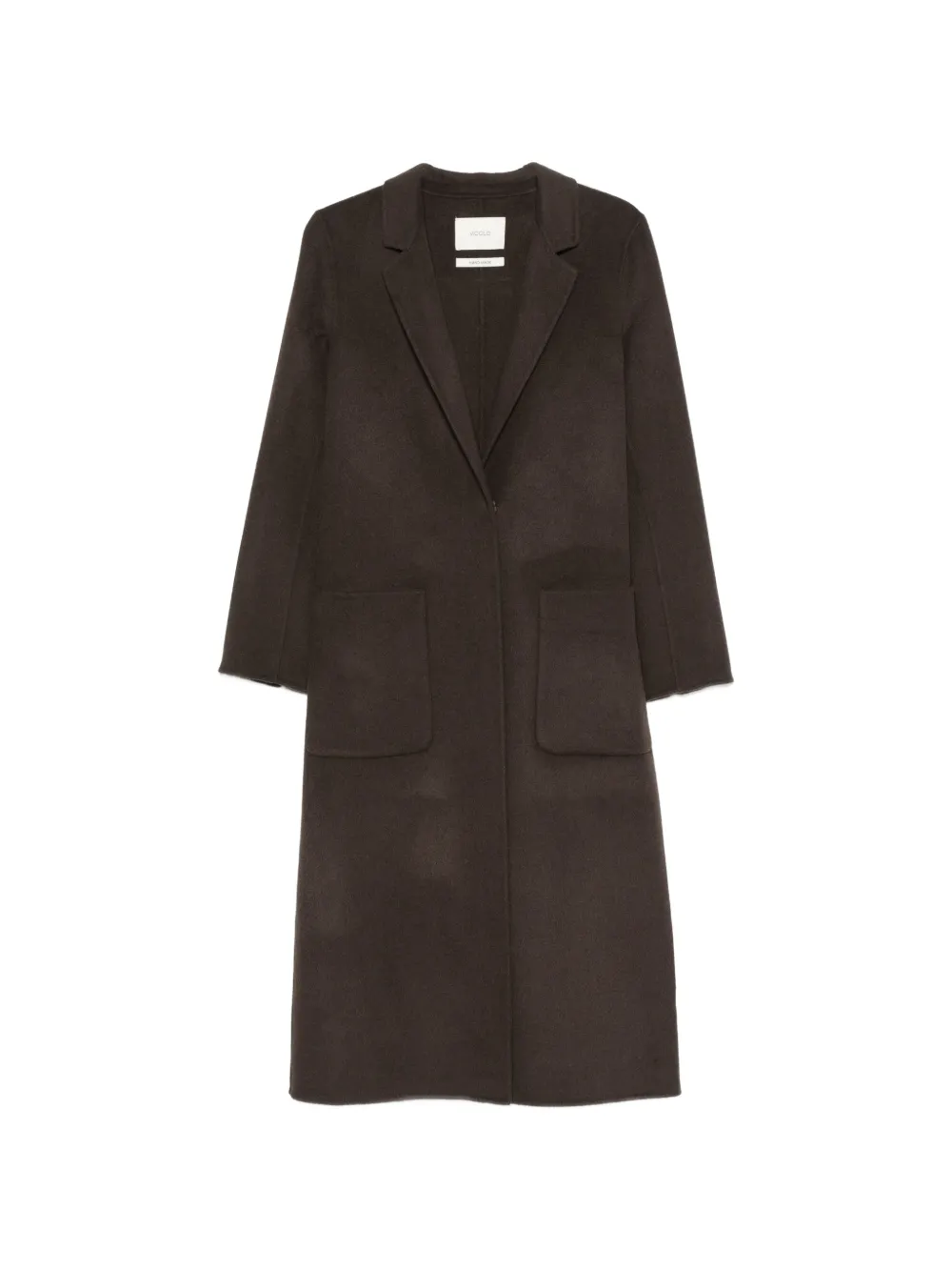 VICOLO notched-lapels patch-pocket coat