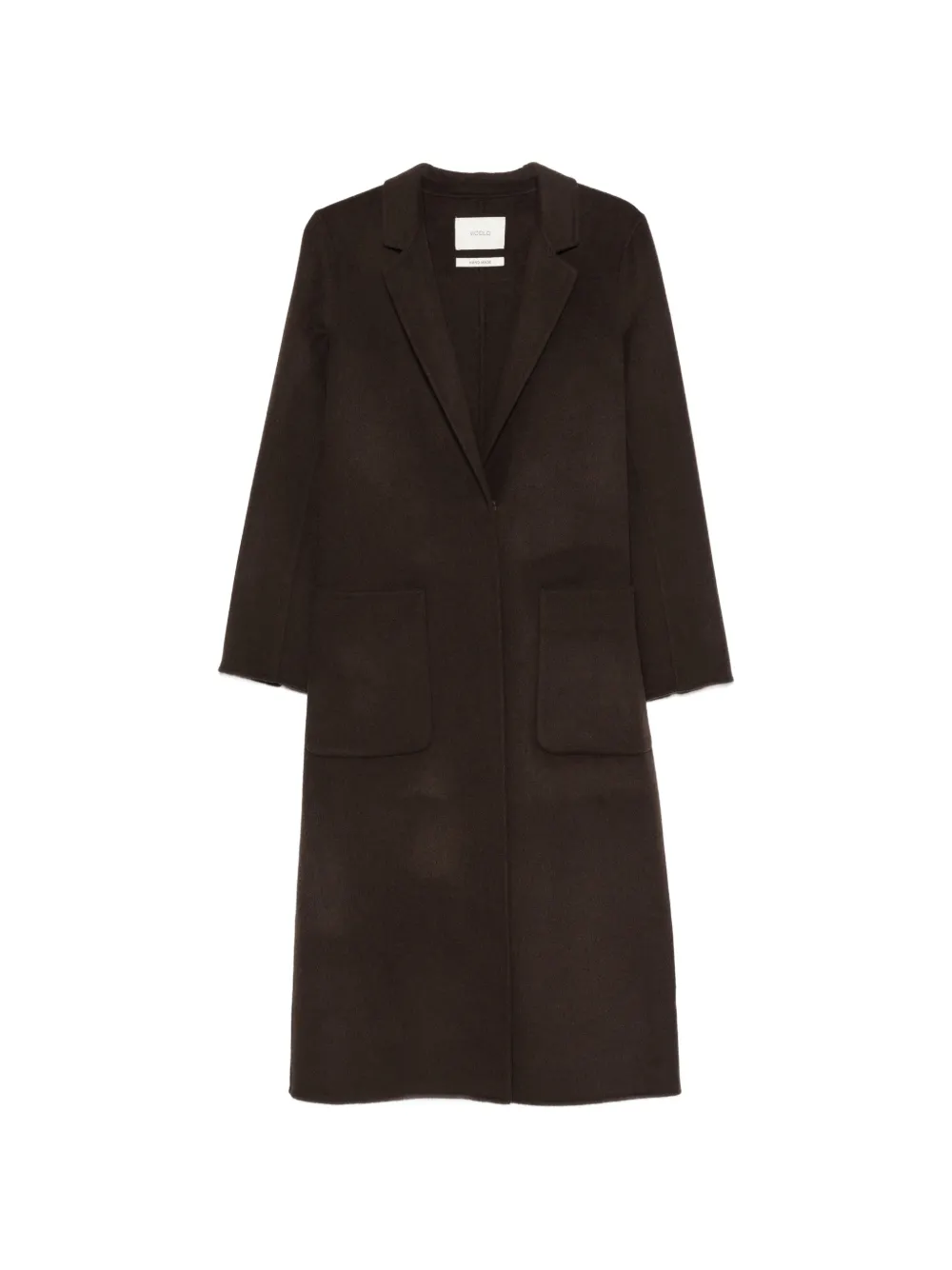 VICOLO notched-lapels patch-pocket coat - Marrone