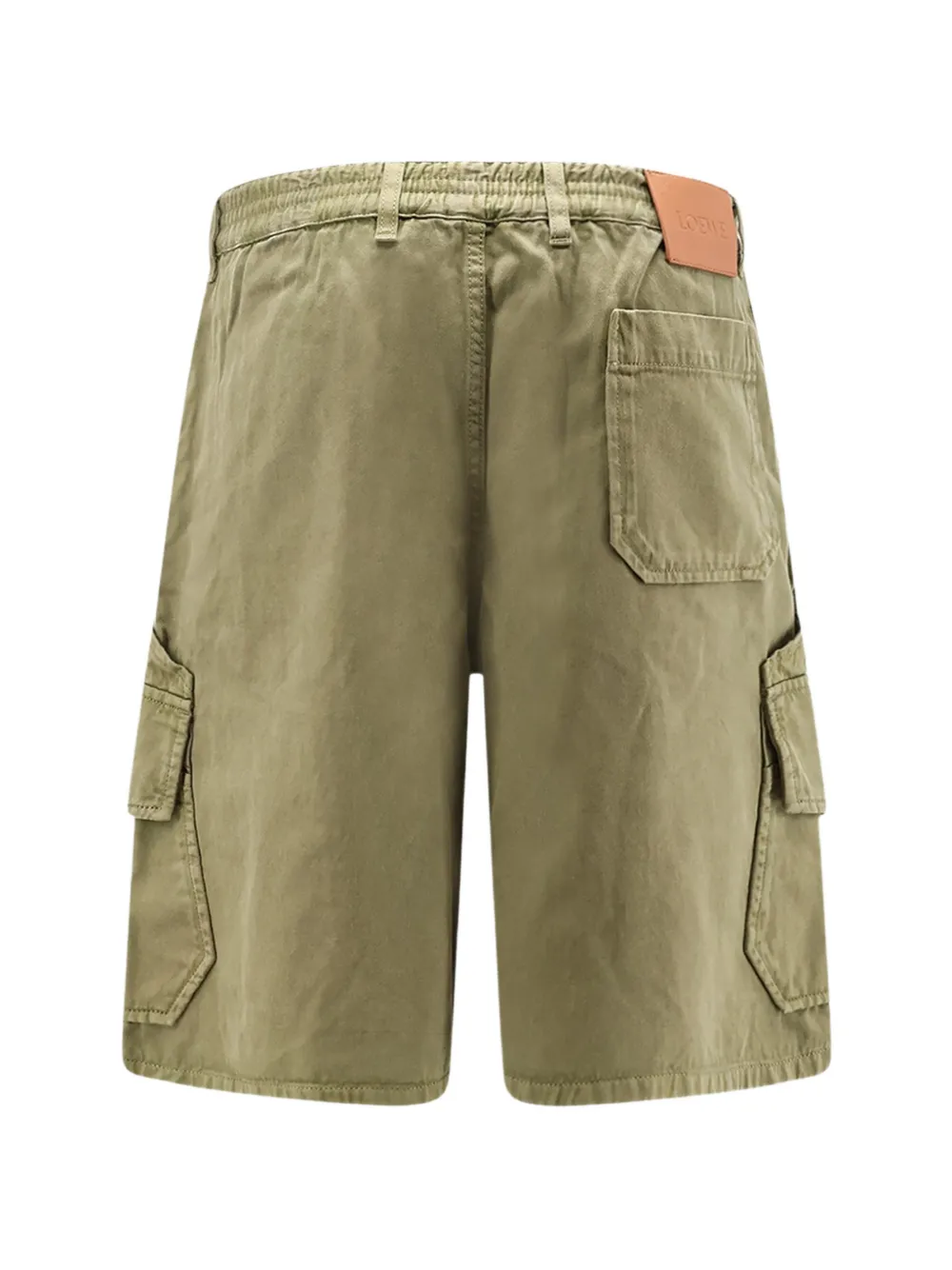 LOEWE Cargo shorts met logopatch Groen