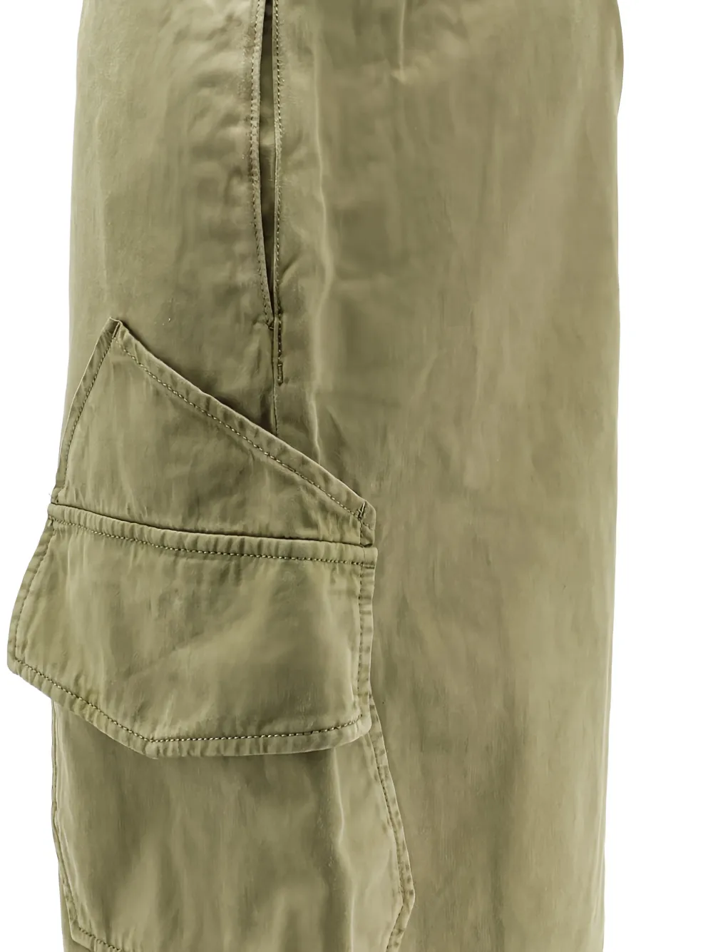 LOEWE Cargo shorts met logopatch Groen