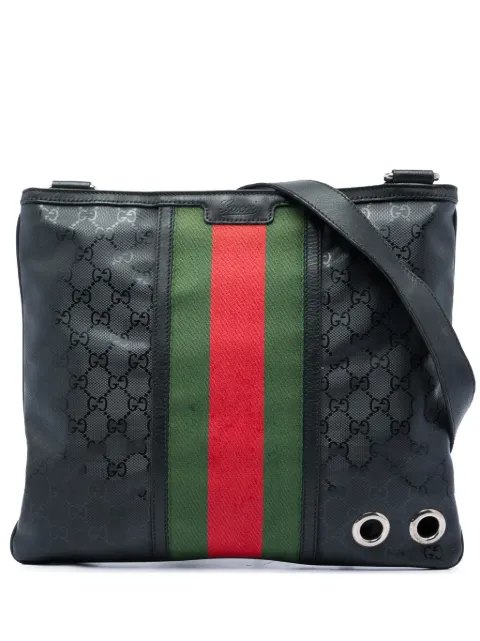 Gucci Pre-Owned 2016-2026 GG Imprime Web crossbody bag