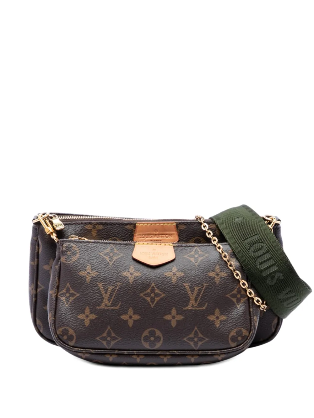 Louis Vuitton Pre-Owned Borsa a tracolla Multi Pochette Accessoires con monogramma 2021-2026 - Marrone