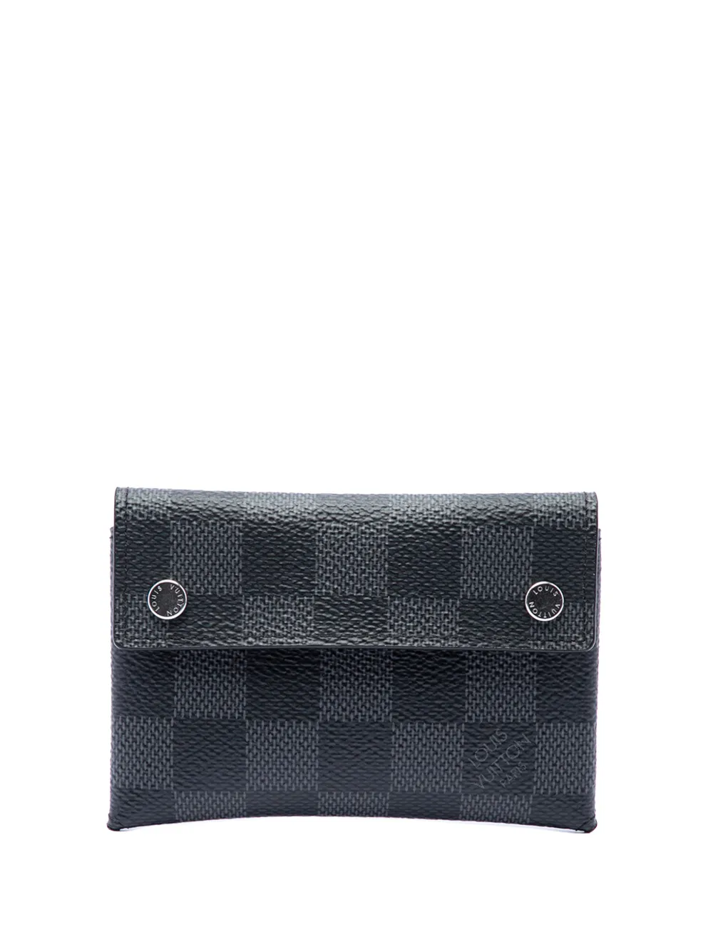 Louis Vuitton Pre-Owned 2019 Damier Graphite Compact Modulable Wallet small wallets - Nero
