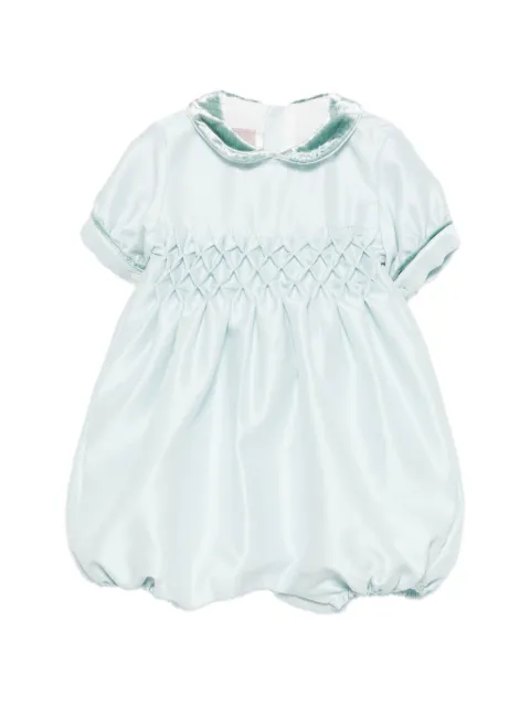 La Stupenderia smocked-detail dungaree
