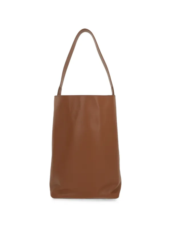 Auralee X Aeta M Leather Shoulder Bag in Brown