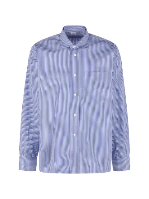 SALON C. LUNDMAN striped cotton shirt