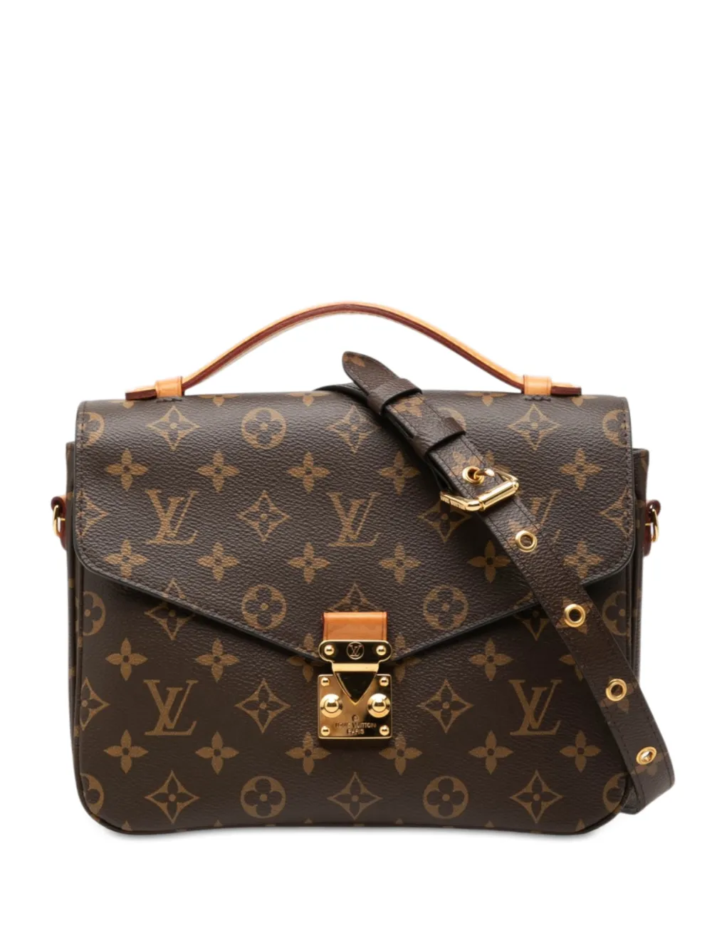 Louis Vuitton Pre-Owned 2018 Monogram Pochette Metis satchel - Marrone
