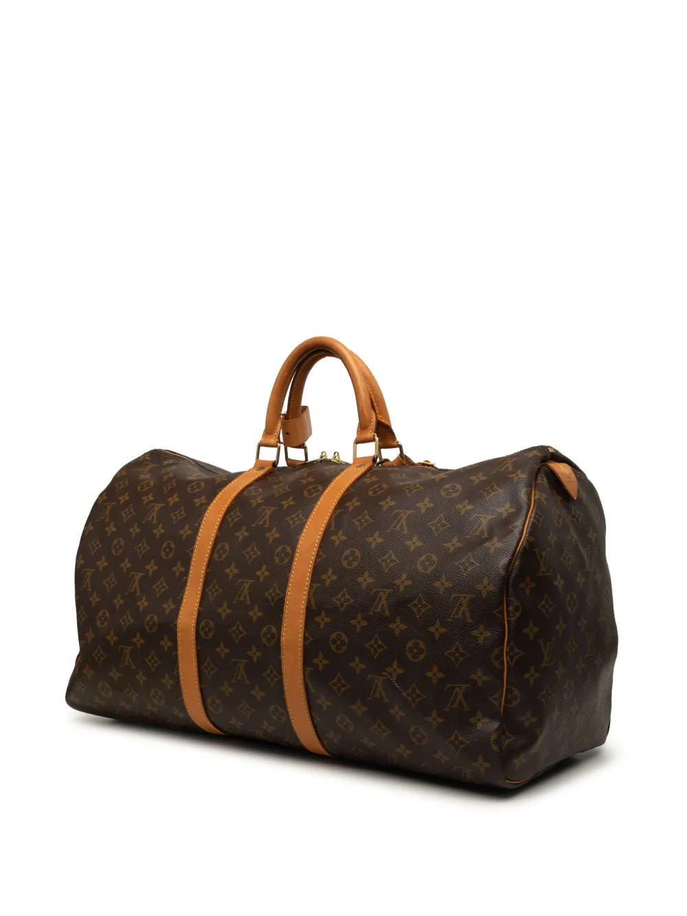 Louis Vuitton Pre-Owned 1995 Keepall 55 reistas met monogram Bruin