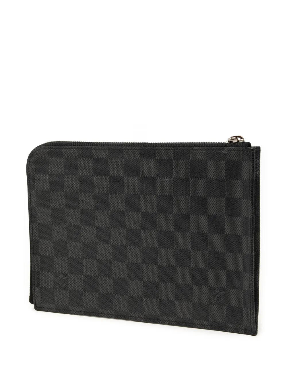 Louis Vuitton Pre-Owned 2017 Damier Graphite Pochette Jour PM clutch Zwart