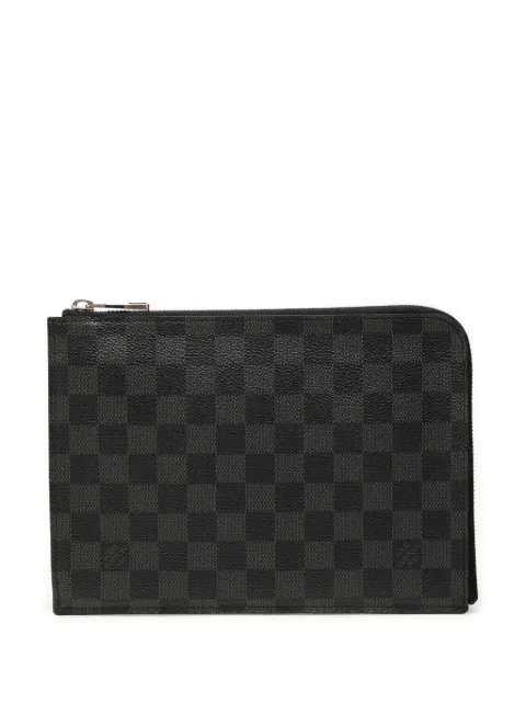 Louis Vuitton Pre-Owned 2017 Damier Graphite Pochette Jour PM clutch bag