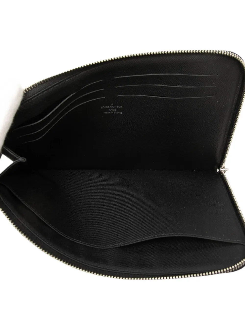 Louis Vuitton Pre-Owned 2017 Damier Graphite Pochette Jour PM clutch Zwart