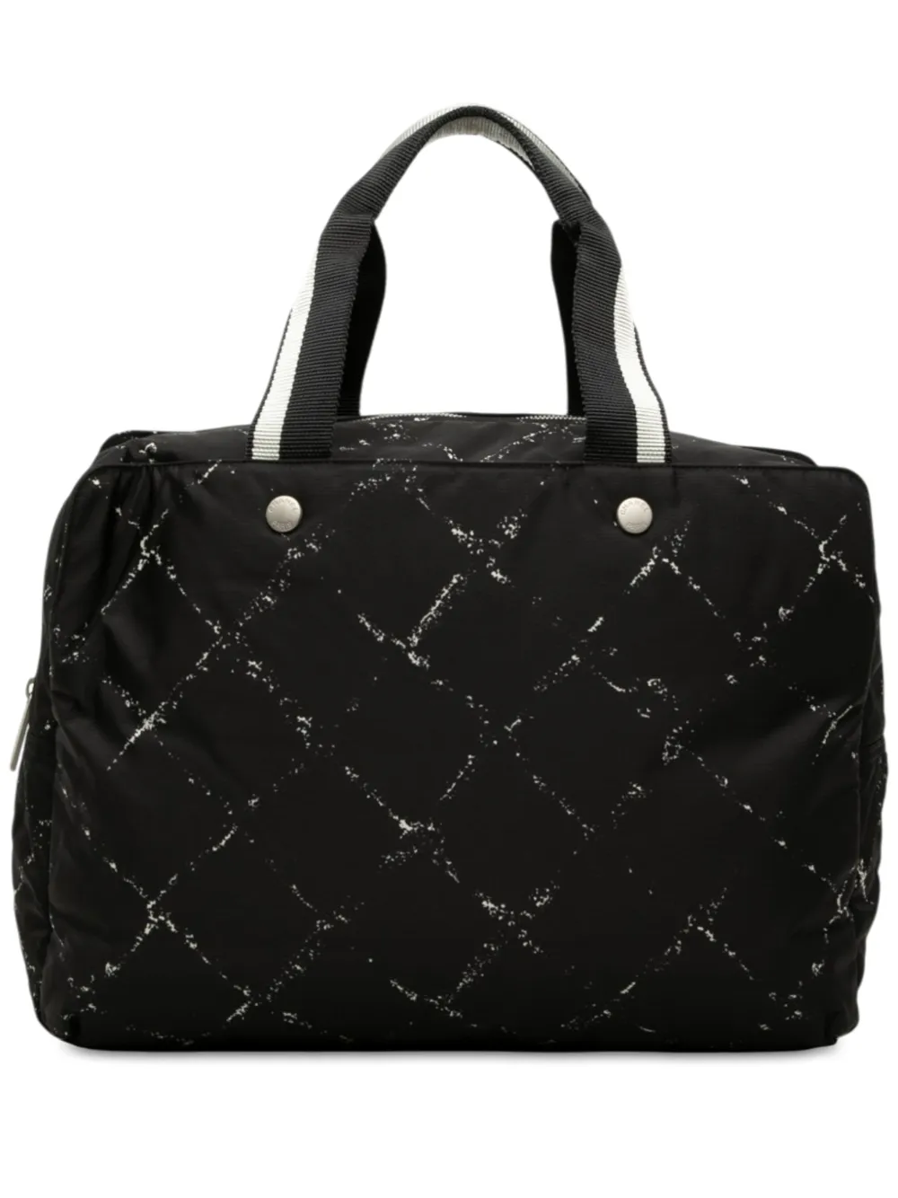 CHANEL Pre-Owned Borsa a mano Old Travel Line in nylon 1997-1999 - Nero