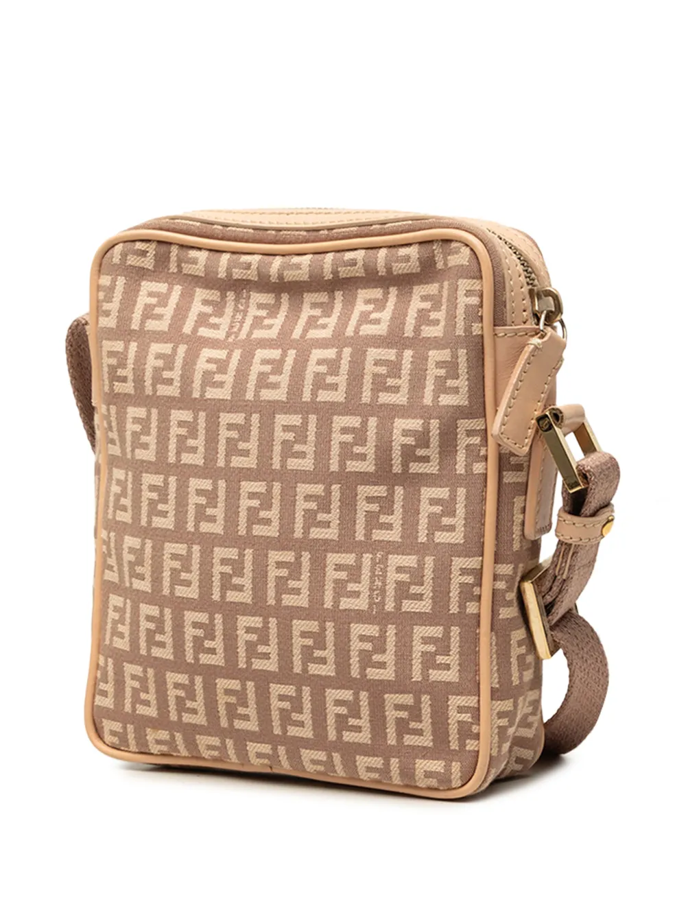 Fendi Pre-Owned 2000-2010 Zucchino Canvas crossbodytas Beige