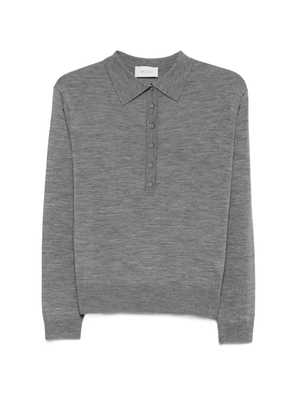 VICOLO polo-collar sweater