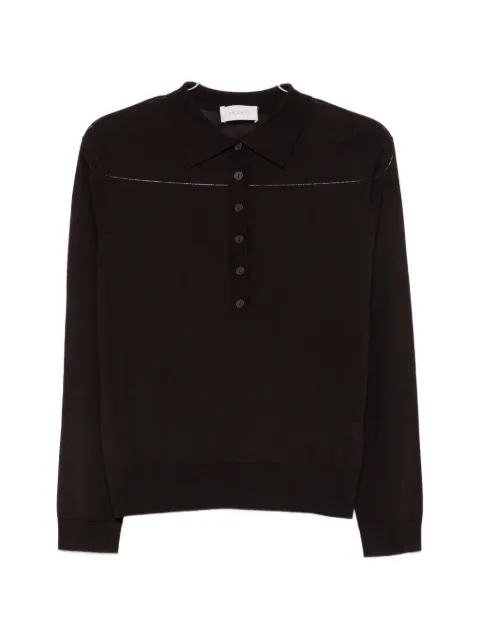 VICOLO button-down polo sweater