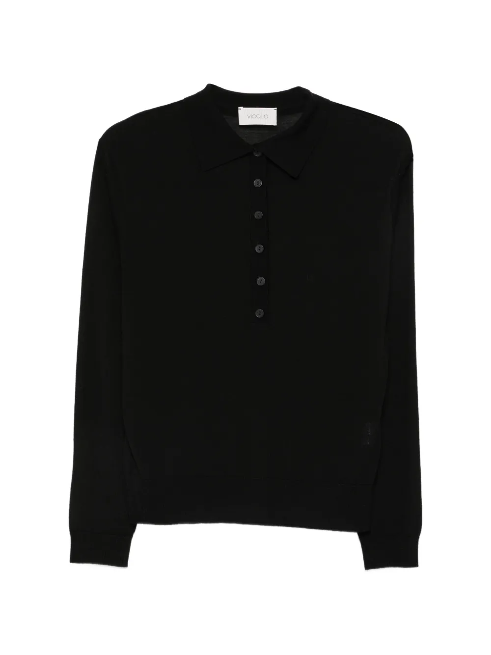 VICOLO long-sleeve polo sweater