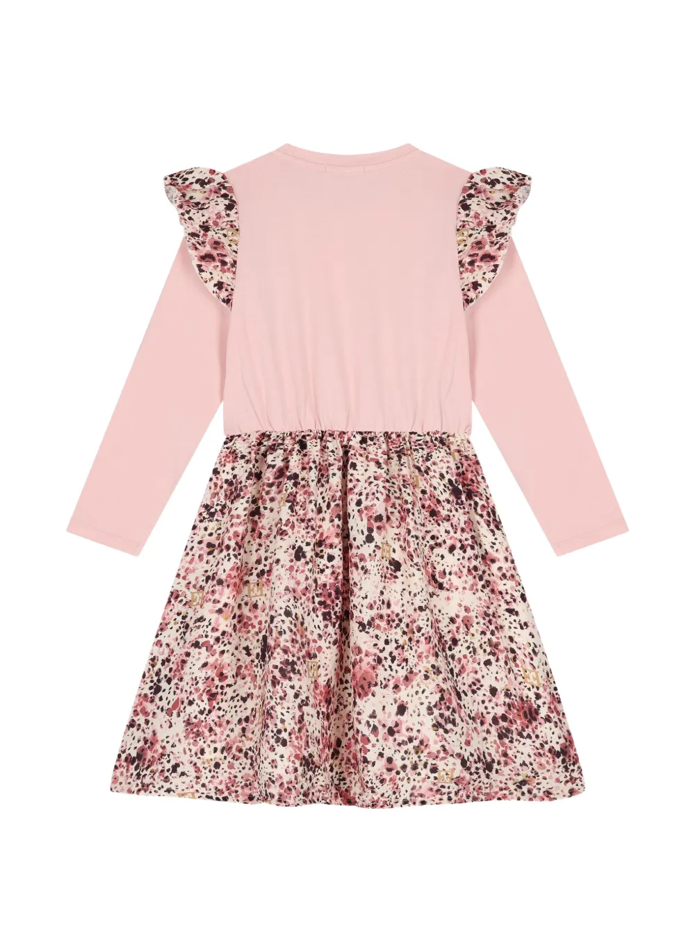 Escada Kids Jurk met bloemenprint Roze