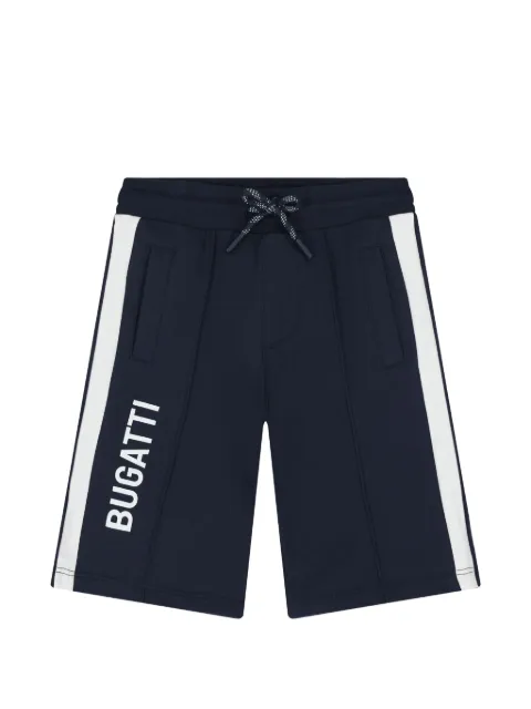Bugatti Kids logo-print side-stripe shorts