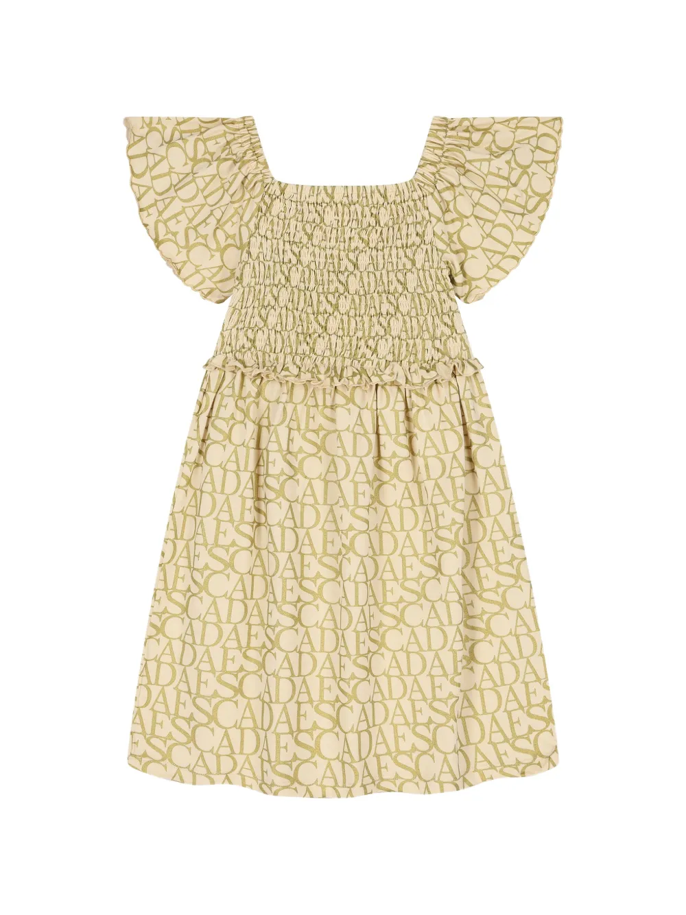 Escada Kids logoprinten shirtjurk Beige