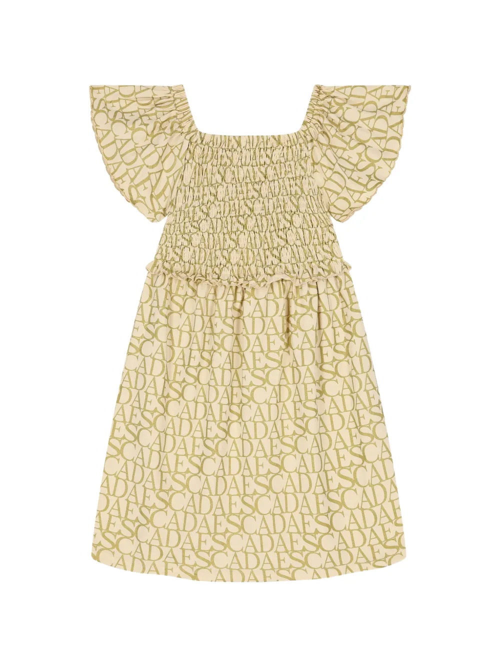 Escada Kids logoprinten shirtjurk Beige