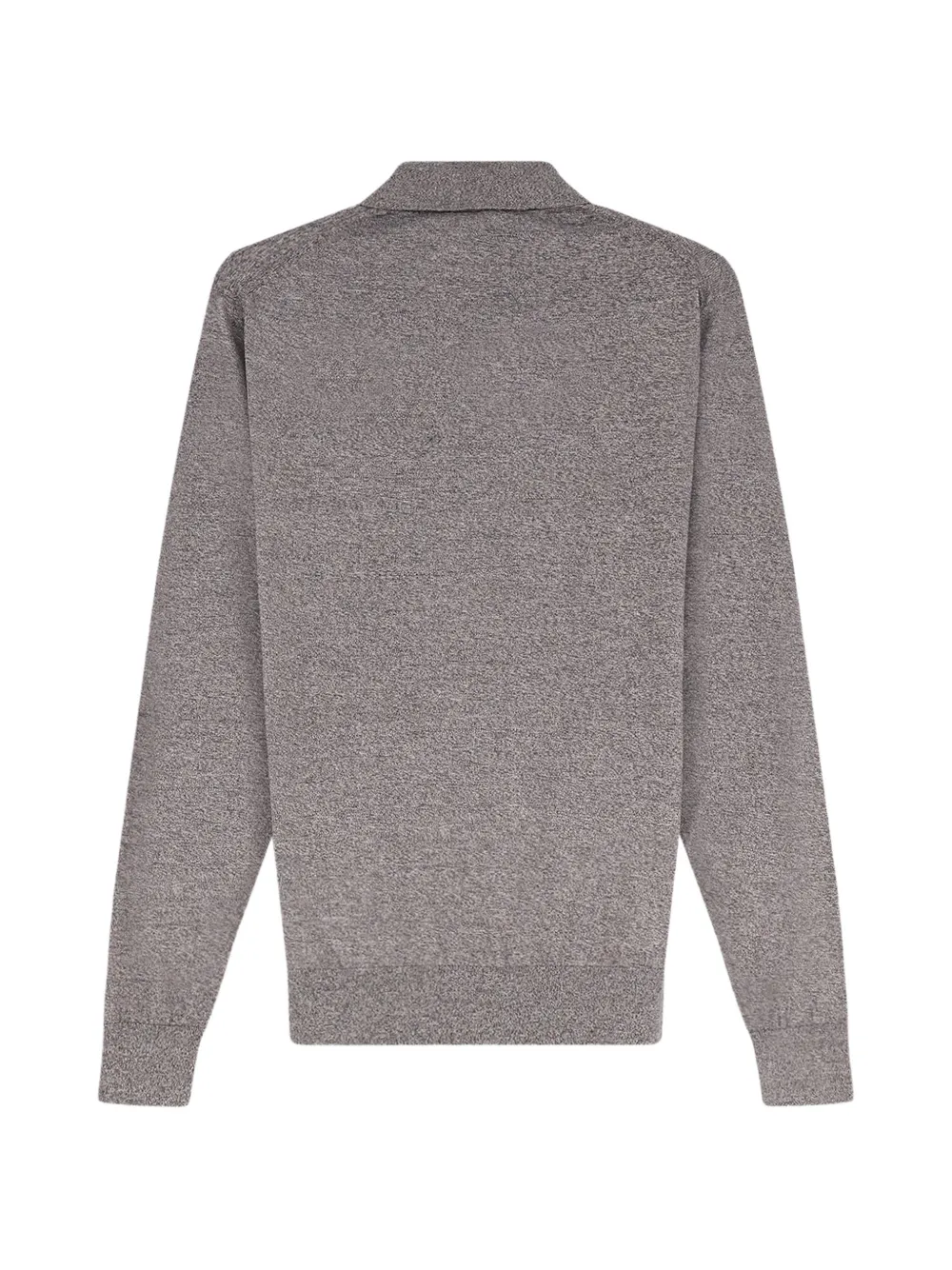 Loro Piana Classic-collar Mélange Polo Shirt in Pink, view 2