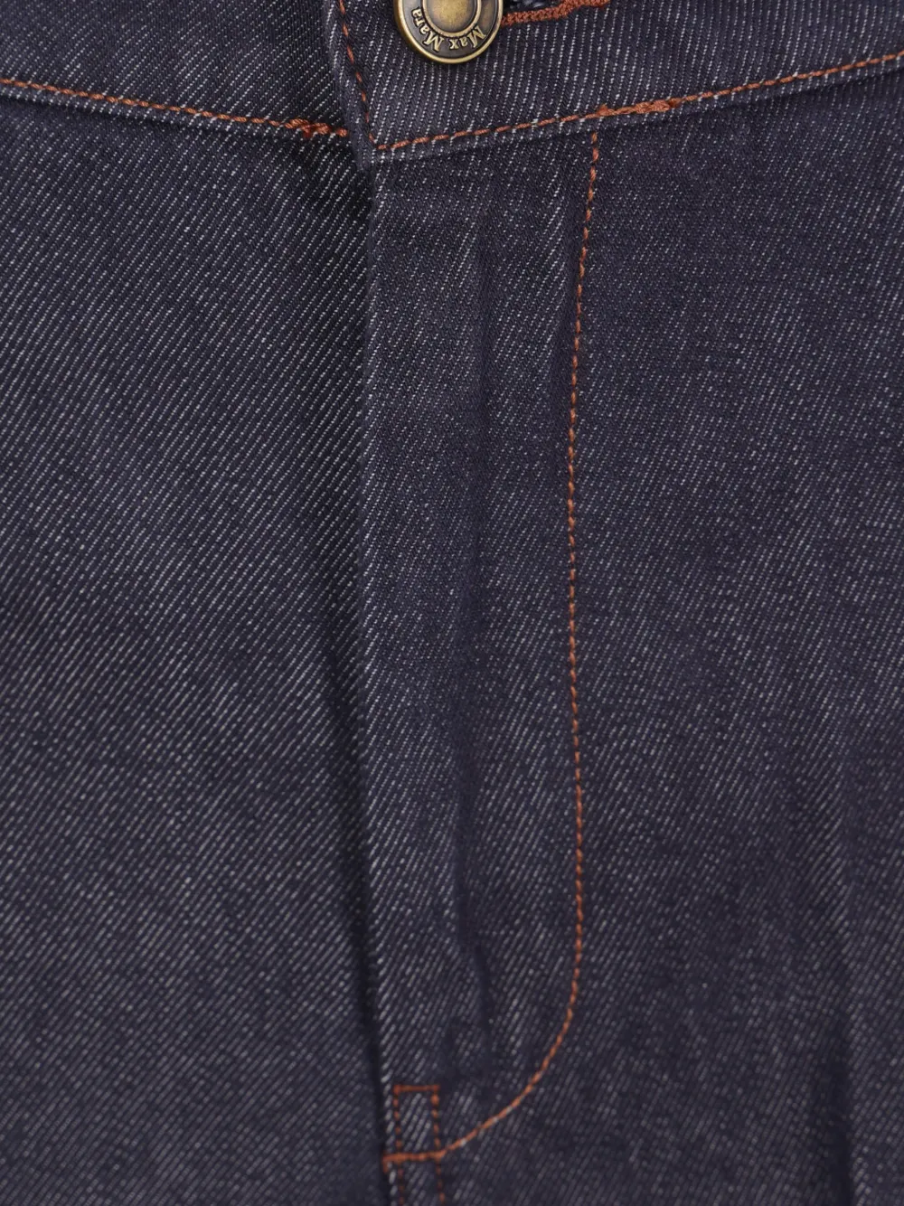 Max Mara Jeans met wijde pijpen Blauw