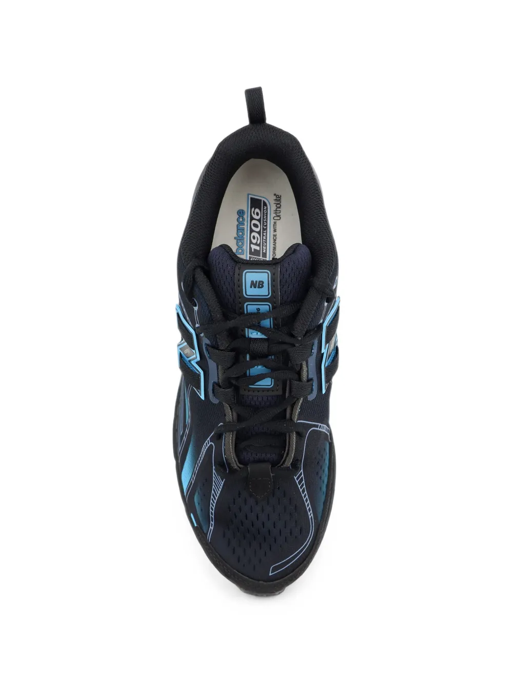 New Balance 1906R technical-fabric sneakers Zwart