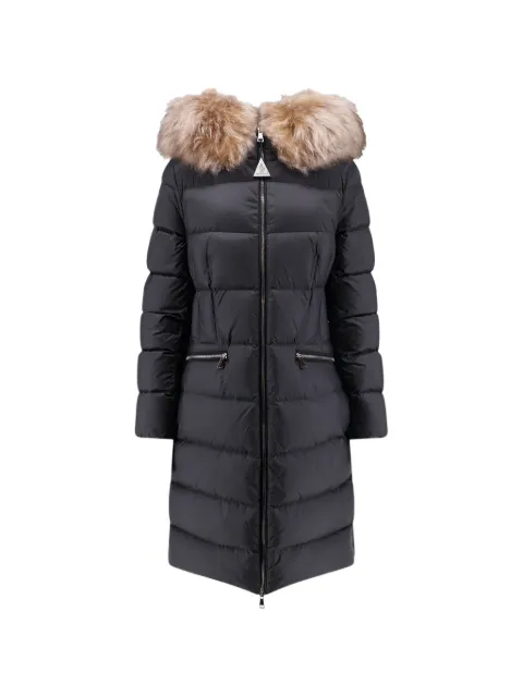 Moncler Boedic shearling-trim down coat