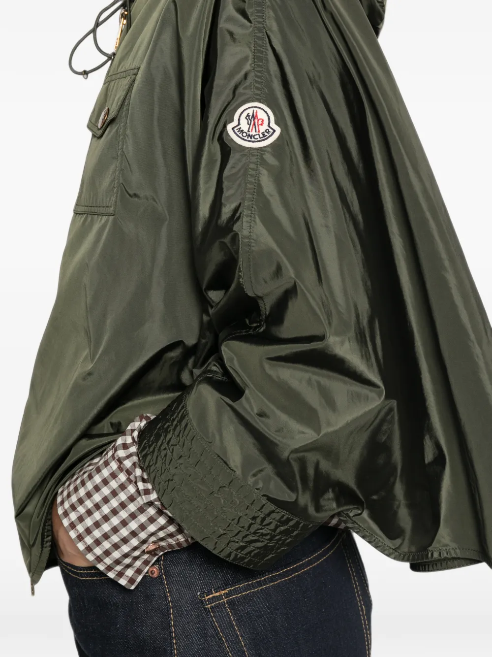 Moncler Jack met capuchon Groen