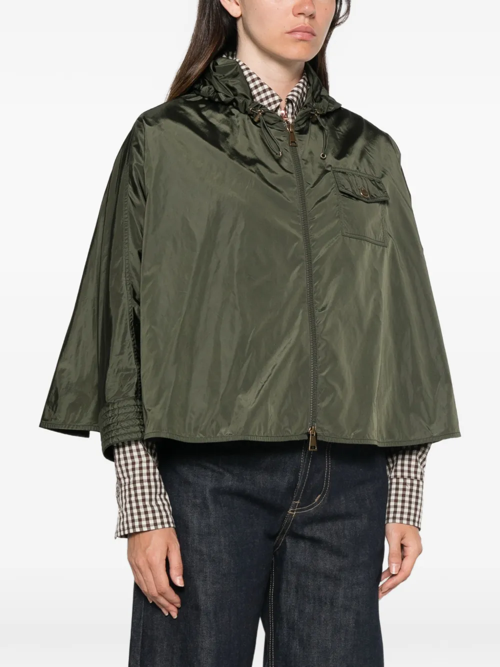 Moncler Jack met capuchon Groen