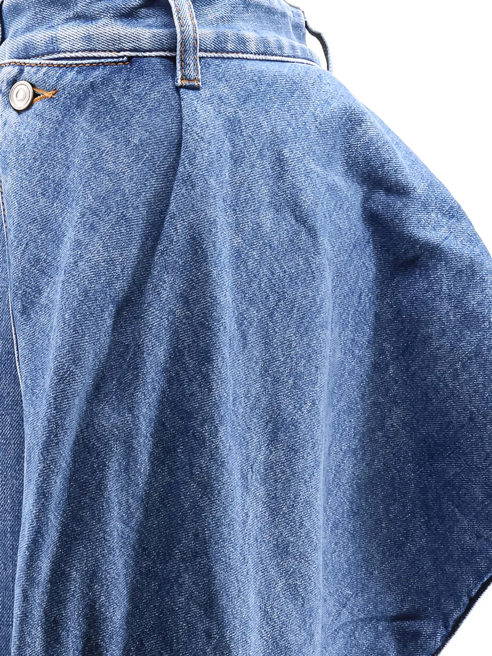LOEWE Asymmetrische straight jeans Blauw