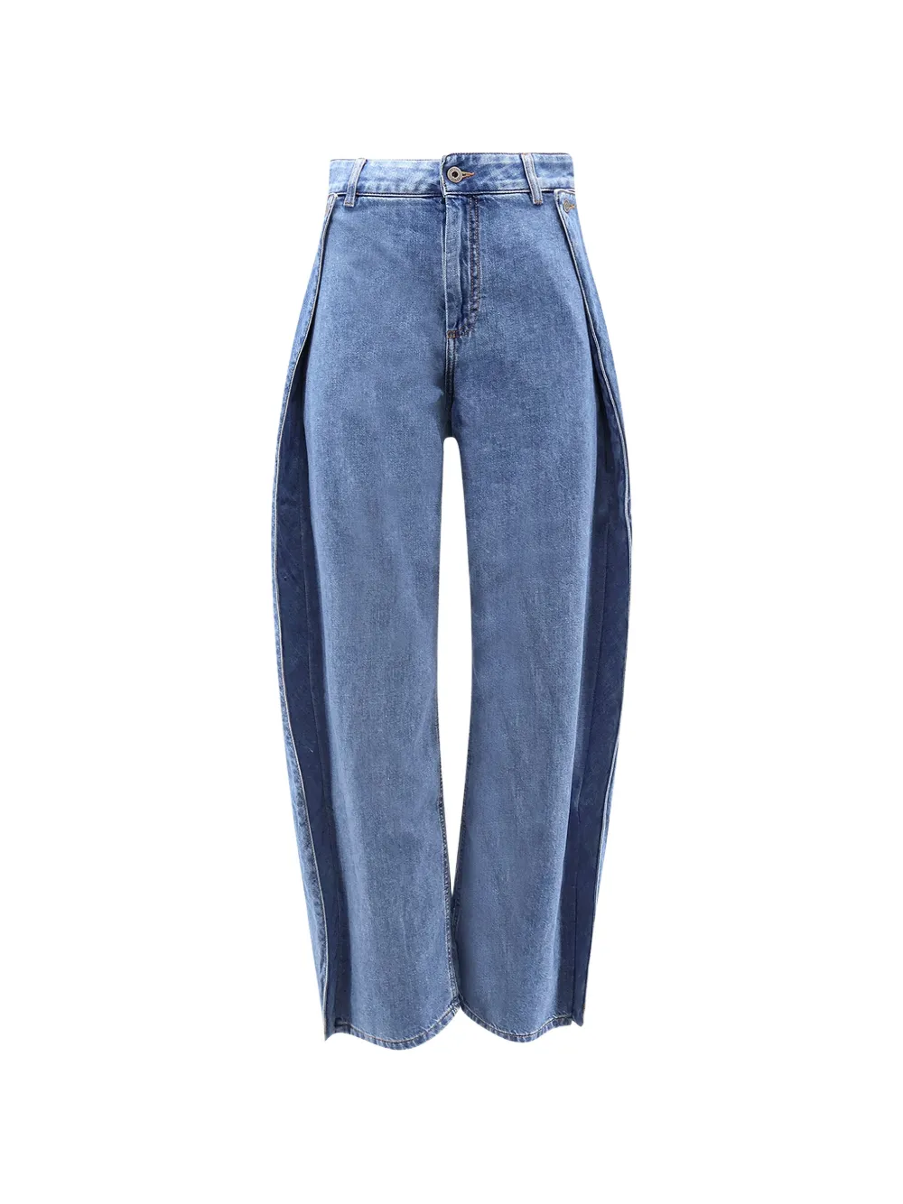 Loewe Asymmetrical Straight-leg Jeans In Blue