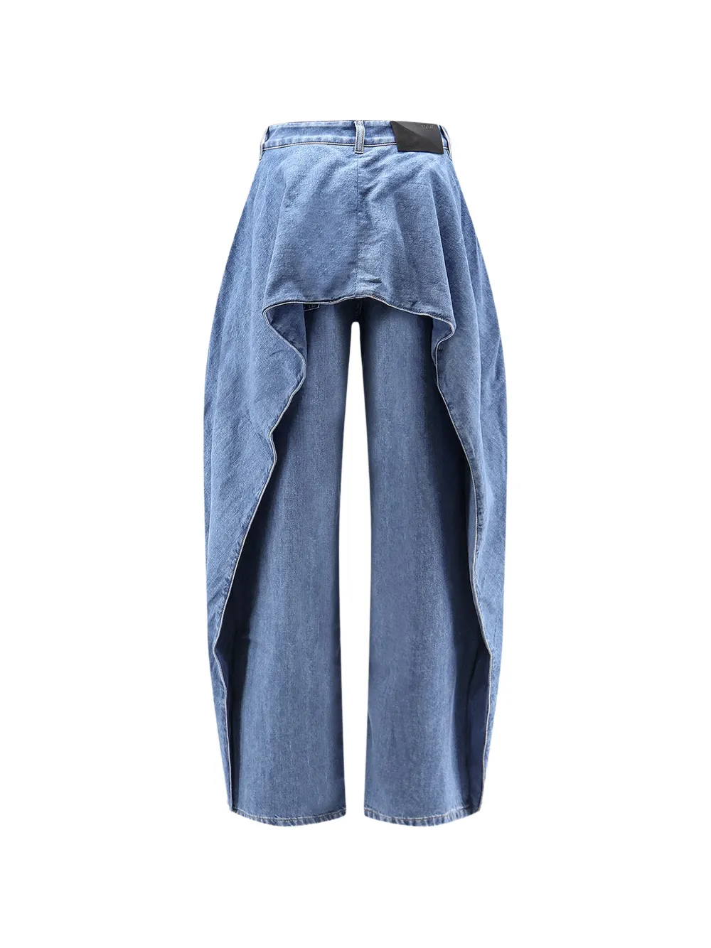LOEWE Asymmetrische straight jeans Blauw