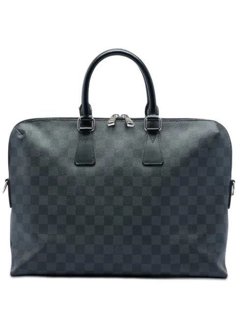 Louis Vuitton Pre-Owned 2014 Damier Graphite Porte Documents Jour business bag