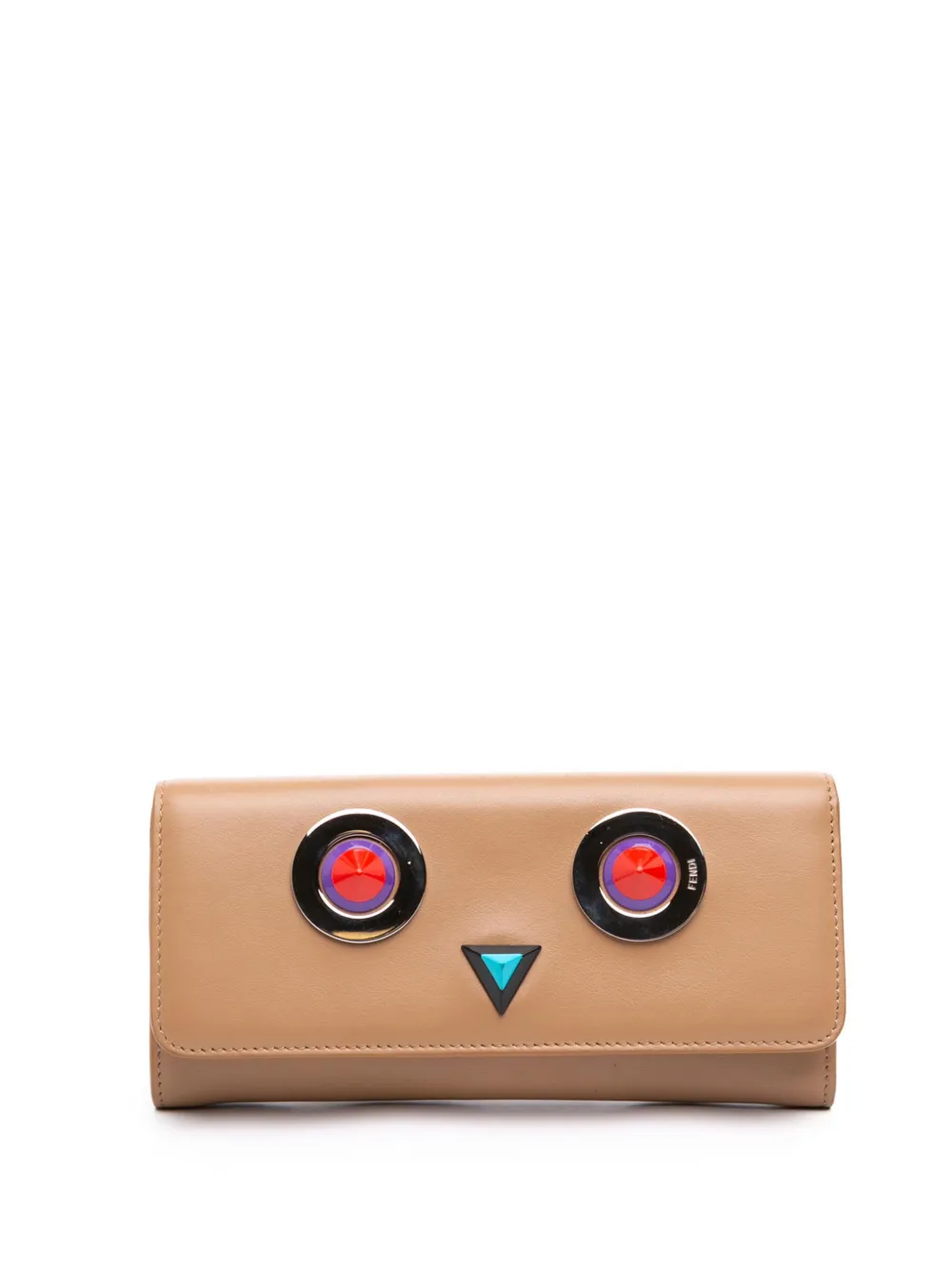 Fendi Pre-Owned 2010-2026 Leather Hypnoteyes Continental Wallet long wallets - Toni neutri