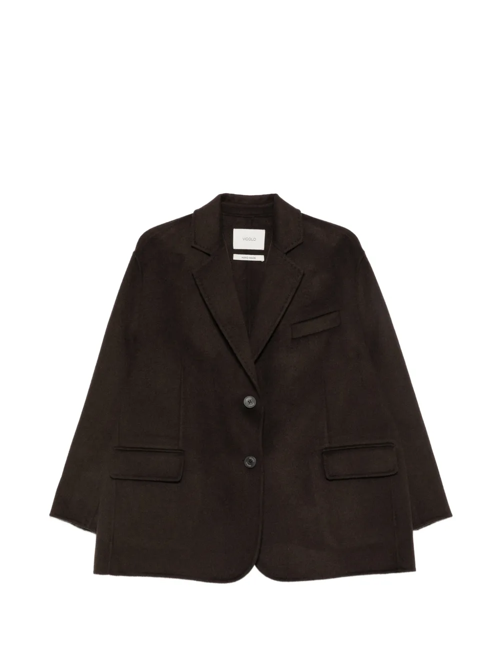 VICOLO notched-lapel single-breasted coat