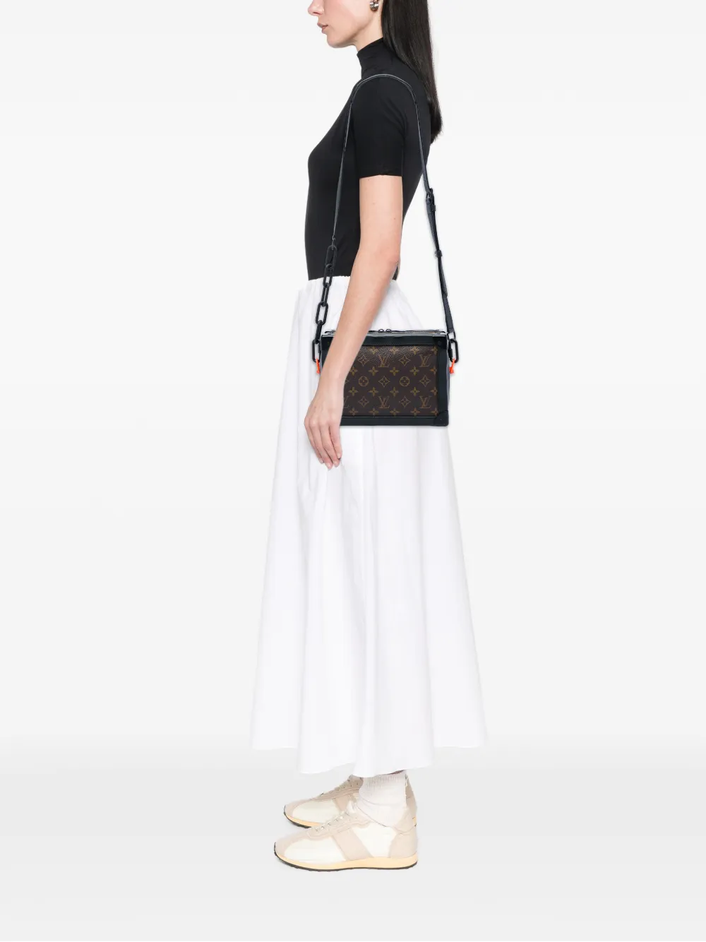 Louis Vuitton Pre-Owned 2019 Solar Ray Soft Trunk crossbodytas met monogram Bruin