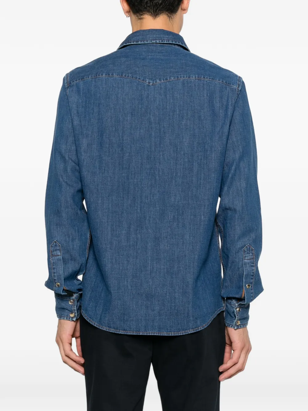 Jacob Cohën Western denim overhemd Blauw
